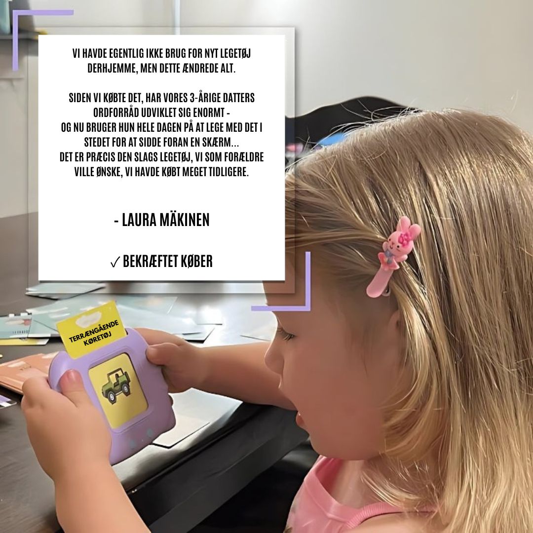 KinderSpeech – Talekort til taleudvikling